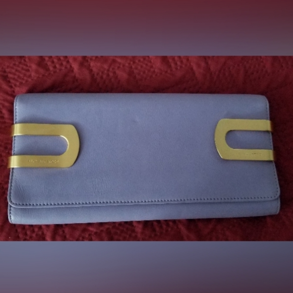 Michael Kors Collection Beverly Hinge Clutch